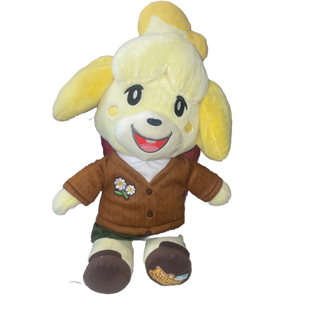 Animal Crossing Stuffed Isabelle In Winter Outfit By BAB Build A Bear‎